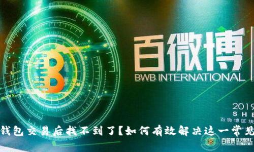 : TP钱包交易后找不到了？如何有效解决这一常见问题